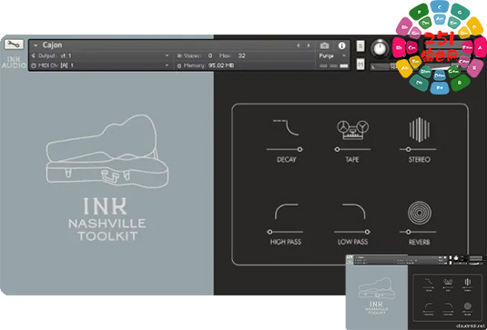 乡村民谣综合音源 Ink Audio Nashville Toolkit-251编曲网