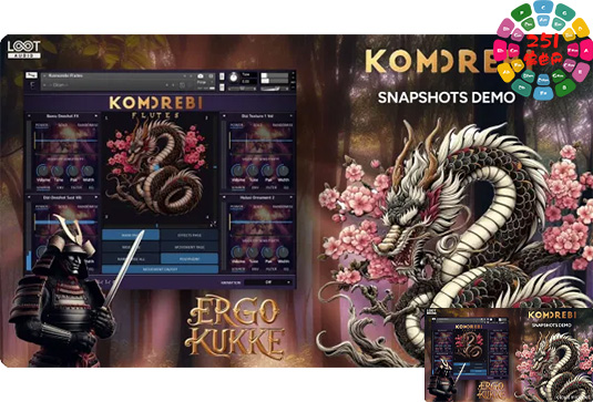 笛子巴乌尺八葫芦丝音源 Loot Audio Ergo Kukke Komorebi Flutes-251编曲网