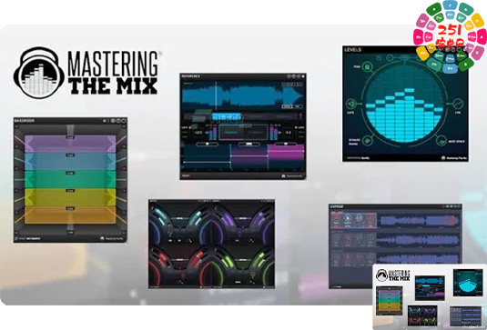 智能母带混音插件套装 Mastering The Mix Bundle v3.1m Mac MORiA （包含ANIMATE BASSROOM FUSER LEVELS LIMITER MIXROOM REFERENCE REFSEND RESO EXPOSE Jan 29 2024）-251编曲网