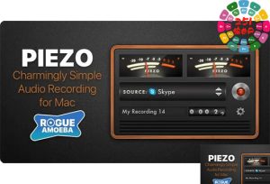 苹果简易内录软件 Rogue Amoeba Piezo v1.9.5 MacOS-251编曲网
