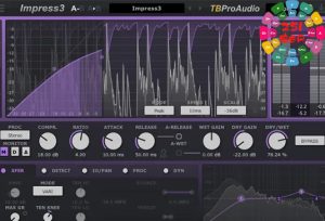 多功能压缩器 TBProAudio Impress v3.4.0 MacOS-MORiA-251编曲网