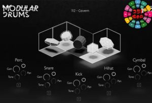 拓展电子鼓音源 UVI Falcon Expansion Modular Drums v1.0.0-R2R-251编曲网