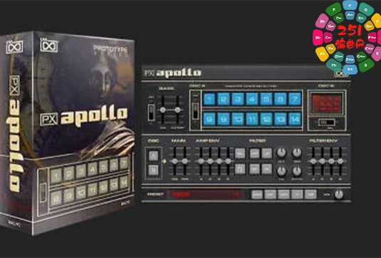 70年代罕见的复音模拟合成器 UVI Soundbank PX Apollo v1.0.5-R2R-251编曲网
