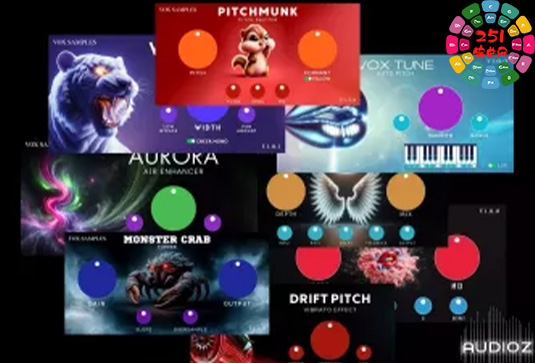 13个卡通插件包 Vox Samples MaxStarter v1.0.0 v3.0.2 （包含 Pitchmunk Pitch Shifter Fat Cat Saturation Fire Boy Bass Enhancer Time Turtle Delay Wider Tiger Stereo Enhancer Pixel Rabbit Bitcrusher Rainbow Bird EQ Vox Tune Auto Pitch Monster Crab Clipper Aurora Air Enhancer Drift Pitch Vibrato Effect Angelic Analog Chorus Vowel Changer Formant Filter VoxSamples Max Starte）-251编曲网