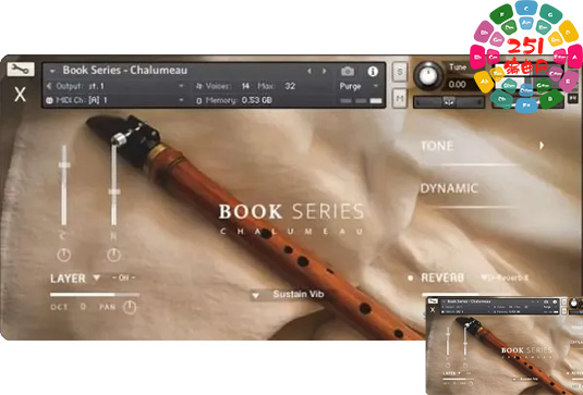 夏鲁穆笛音源 XPERIMENTA Audio Book Series Chalumeau v1.1-251编曲网