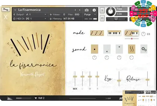 意大利手工手风琴音源 XPERIMENTA Audio La Fisarmonica-251编曲网