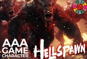 地狱恶兽角色音效 Epic Stock Media AAA Game Character Hellspawn WAV-251编曲网