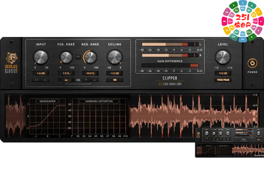 峰值限制器 Fuse Audio Labs OCELOT Clipper v1.0.0 BUBBiX Win-251编曲网