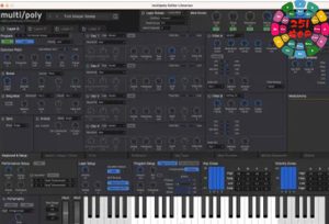 电子合成音色编辑器 KORG multipoly Editor Librarian v1.0.4-251编曲网