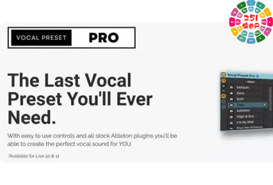 人声效果预设 Mors Vocal Preset Pro For Ableton Live-251编曲网