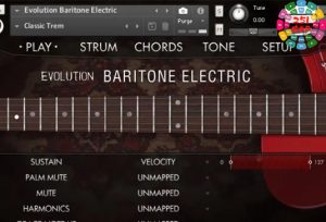 中音电吉他音源 Orange Tree Samples Evolution Baritone Electric v1.2.5-251编曲网