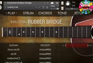 橡皮琴桥吉他 Orange Tree Samples Evolution Rubber Bridge v1.2.5-251编曲网