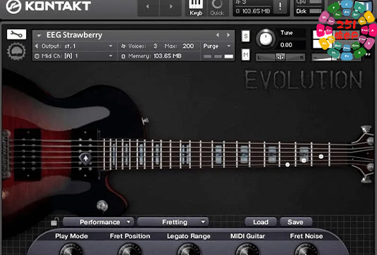草莓电吉他音源 Orange Tree Samples Evolution Strawberry v1.2.5-251编曲网