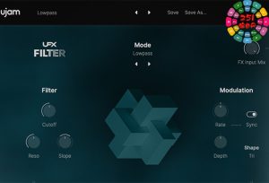 合成滤波效果器 uJAM UFX FILTER v1.0.0 Mac MORiA-251编曲网