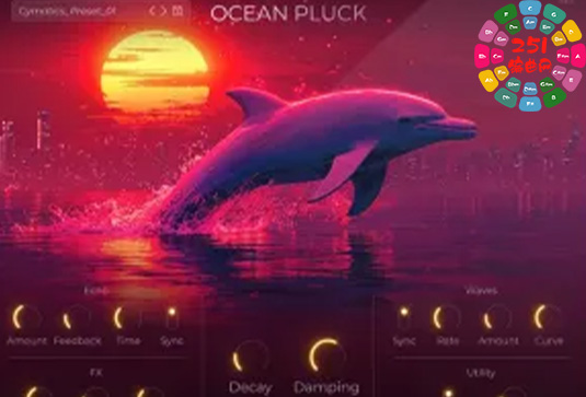 虚拟弹拨乐器音源 Cymatics OCEAN PLUCK v1.0.0-251编曲网
