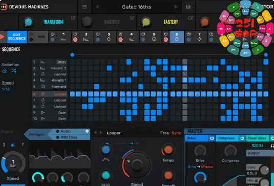多重效果插件 Devious Machines Infiltrator v2.5.13 Mac HCiSO-251编曲网