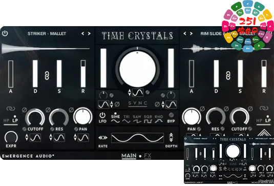 时间水晶氛围音源 Emergence Audio Time Crystals-251编曲网