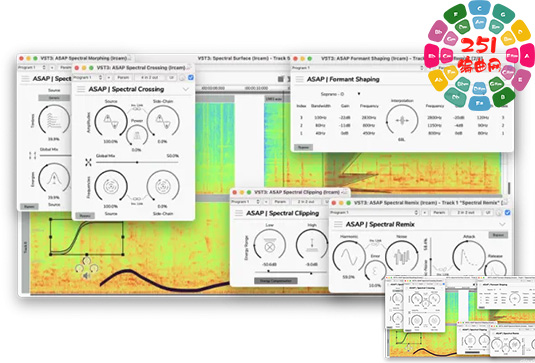 音频处理插件套装 Ircam Lab ASAP v2.0.0 TC Win-251编曲网