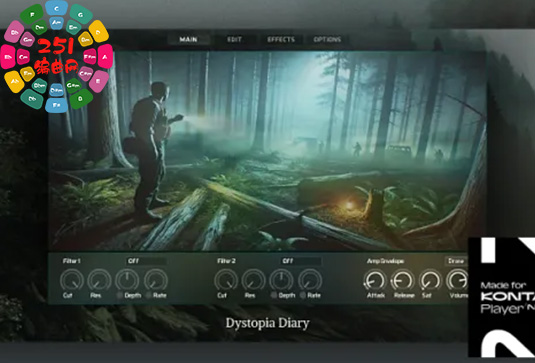 电影场景氛围音源 Ocean Swift Synthesis Dystopia Diary v1.1.0-251编曲网