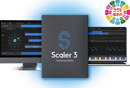 智能和弦音阶插件 Scaler Music Scaler 3 v3.0.0 R2R-251编曲网