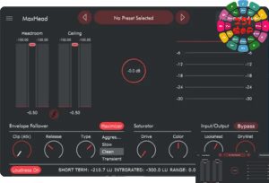 峰值限制插件 Aqusmatiq Maxhead v1.1.0 MOCHA Win-251编曲网
