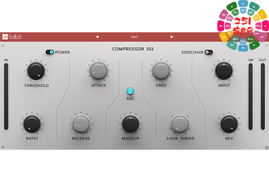 英式压缩器 Audio Assault dB5dB5 Compressor551 v1.0.0 Win-251编曲网