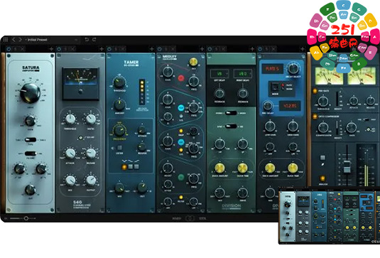 混音通道条插件 NoiseAsh Audio Prestige Racks v1.0.2 R2R （Noise Ash）-251编曲网