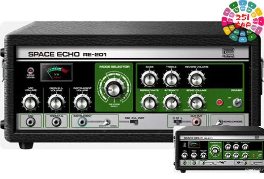 磁带延迟和回声效果器 Roland Cloud RE-201 Space Echo v1.0.1-251编曲网