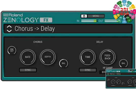 罗兰效果器插件 Roland Cloud ZENOLOGY FX v1.5.5 Mac-251编曲网