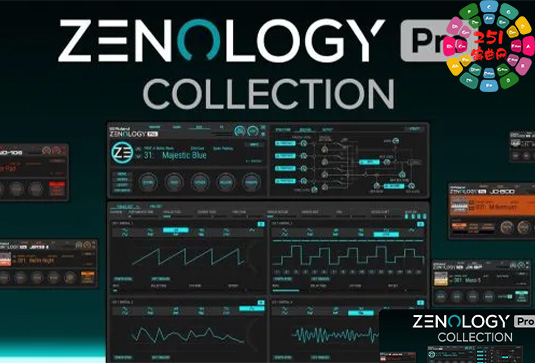 电子合成器套装 Roland Cloud ZENOLOGY Pro Collection v2.0.4 Mac （JX-8P JD-800 SH-101 JUPITER-8 JUNO-106）-251编曲网