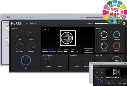 混响效果插件 Sinuslabs Reach v1.6.6-251编曲网