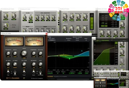综合效果插件套装 ToneBoosters Plugin Bundle v1.9.6 R2R （Tone Boosters ）-251编曲网