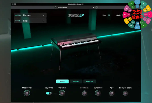 德国电钢琴模型音色 AIR Music Technology Stage EP v1.2.1.14 Win-251编曲网