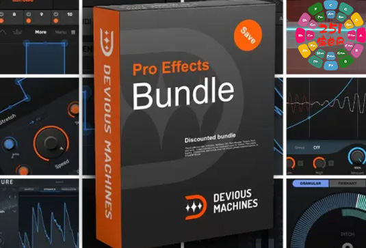 创意混音插件套装 Devious Machines Effects Bundle v2025.6 TCD Win-251编曲网