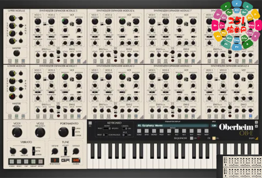 八复音合成器 GForce Oberheim OB-E v2.6.0 R2R-251编曲网