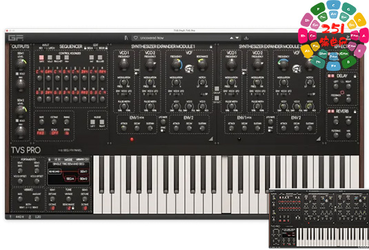 模拟双声道合成器 GForce Oberheim TVS Pro v1.0.0-251编曲网