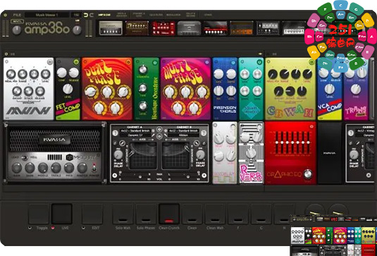 模块化吉他效果器 Kuassa Amplifikation 360 v1.3.4 TC Win-251编曲网