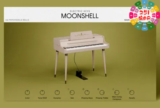 复古电钢琴音源 Native Instruments Electric Keys Moonshell v1.0.1-251编曲网