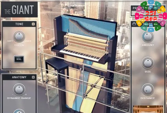 立式大钢琴音源 Native Instruments The Giant v1.2.1-251编曲网