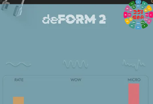 模拟Lo-Fi效果器 Red Sounds deFORM 2-251编曲网
