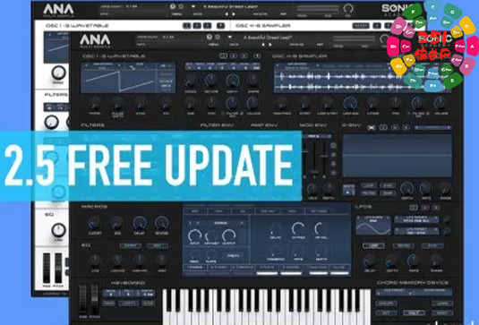 经典电子合成器 Sonic Academy ANA 2 v2.5.6 R2R-251编曲网