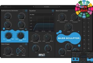 多功能低音效果插件 Impact Soundworks Bass Sculptor v1.0.3-251编曲网