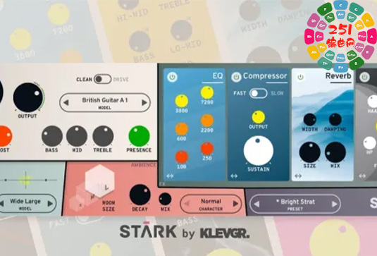 放大器模拟插件-Klevgrand STARK v1.2.3 TCD Win-251编曲网