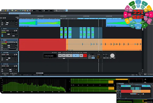 专业音频编辑软件 MAGIX Samplitude Pro X9 Suite v19.0.0 R2R Win-251编曲网