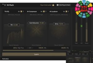 模块化智能通道条 Techivation AI-Rack v1.0.0 Win BUBBiX-251编曲网