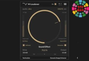 态响度控制插件 Techivation M-Loudener v1.1.3 R2R Win-251编曲网