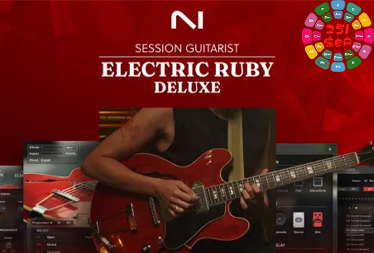 爵士蓝调电吉他 Session Guitarist Electric Ruby Deluxe v1.0.0-251编曲网