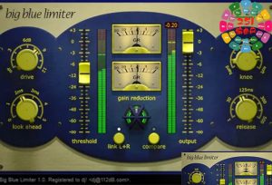 模拟限制器 112dB Big Blue Limiter v2.0.0 R2R Win-251编曲网