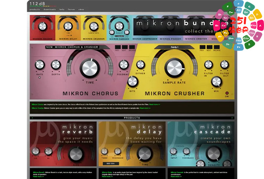 吉他踏板效果套装 112dB Mikron Bundle v1.1.2 R2R Win-251编曲网