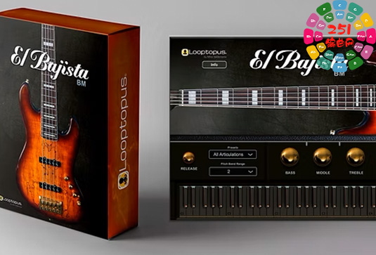 虚拟贝斯乐器插件 Looptopus El Bajista v1.0.1-251编曲网